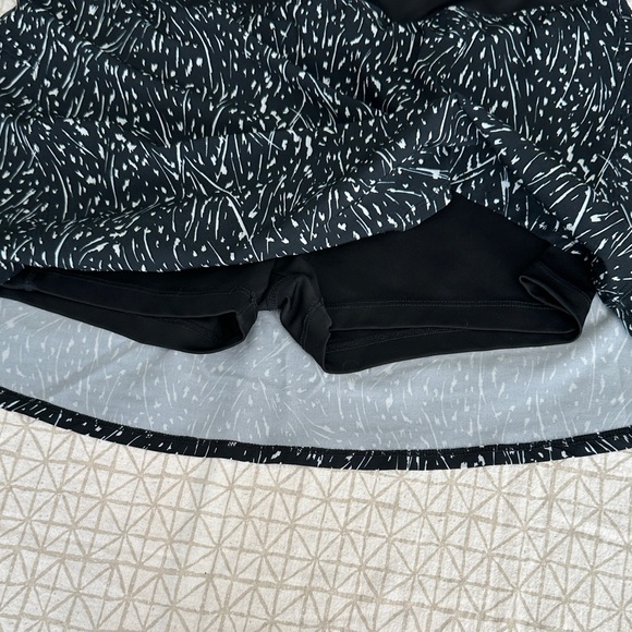 Marika Black and White Patterned Skort - Picture 3 of 4